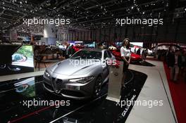 Alfa Romeo Giulia Nurburgring 06-07.03.2018. Geneva International Motor Show, Geneva, Switzerland.