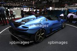 Italdesign Zerouno Targa 06-07.03.2018. Geneva International Motor Show, Geneva, Switzerland.