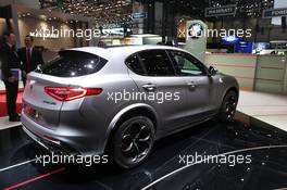 Alfa Romeo Stelvio Nurburgring 06-07.03.2018. Geneva International Motor Show, Geneva, Switzerland.