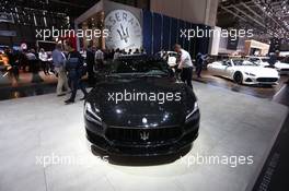 Maserati Quattroporte Nerissimo ed. 06-07.03.2018. Geneva International Motor Show, Geneva, Switzerland.