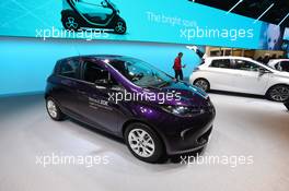 Renault Zoe 06-07.03.2018. Geneva International Motor Show, Geneva, Switzerland.