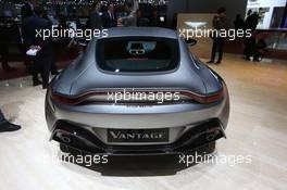 Aston Martin Vantage V8 06-07.03.2018. Geneva International Motor Show, Geneva, Switzerland.