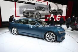 Audio A6 Sedan 06-07.03.2018. Geneva International Motor Show, Geneva, Switzerland.