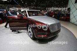 Bentley Bentayga Hybrid 06-07.03.2018. Geneva International Motor Show, Geneva, Switzerland.