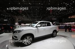 SsangYong Musso 06-07.03.2018. Geneva International Motor Show, Geneva, Switzerland.