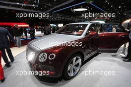 Bentley Bentayga Hybrid 06-07.03.2018. Geneva International Motor Show, Geneva, Switzerland.