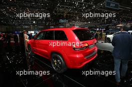 Jeep Grand Cherokee Trackhawk 06-07.03.2018. Geneva International Motor Show, Geneva, Switzerland.