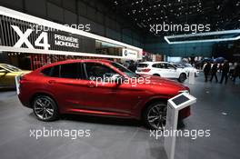 BMW X4 06-07.03.2018. Geneva International Motor Show, Geneva, Switzerland.