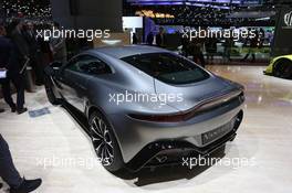 Aston Martin Vantage V8 06-07.03.2018. Geneva International Motor Show, Geneva, Switzerland.