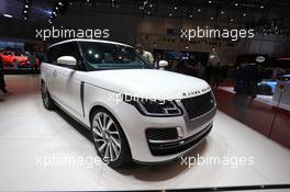 Range Rover SV CoupÃ¨ 06-07.03.2018. Geneva International Motor Show, Geneva, Switzerland.