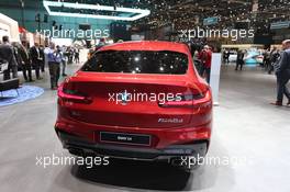 BMW X4 06-07.03.2018. Geneva International Motor Show, Geneva, Switzerland.