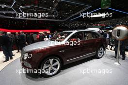 Bentley Bentyga Hybrid 06-07.03.2018. Geneva International Motor Show, Geneva, Switzerland.