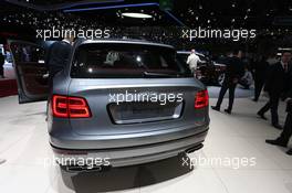 Bentley Bentayga V8 06-07.03.2018. Geneva International Motor Show, Geneva, Switzerland.