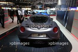 Alfa Romeo 4c Competizione 06-07.03.2018. Geneva International Motor Show, Geneva, Switzerland.