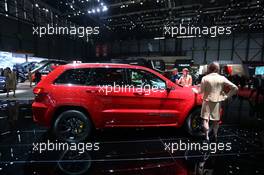 Jeep Grand Cherokee Trackhawk 06-07.03.2018. Geneva International Motor Show, Geneva, Switzerland.