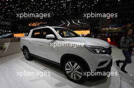 SsangYong Musso 06-07.03.2018. Geneva International Motor Show, Geneva, Switzerland.