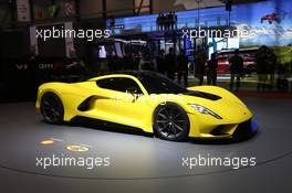 Hennesy Venom F5 06-07.03.2018. Geneva International Motor Show, Geneva, Switzerland.