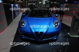 Alfa Romeo 4c Spider Italia 06-07.03.2018. Geneva International Motor Show, Geneva, Switzerland.