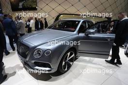 Bentley Bentayga V8 06-07.03.2018. Geneva International Motor Show, Geneva, Switzerland.