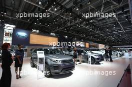  Land Rover stand 02-03.10.2018. Mondial de l'Automobile Paris, Paris Motorshow, Paris, France