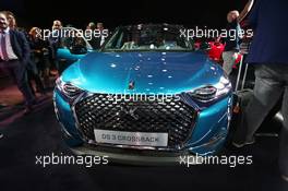  DS3 Crossback 02-03.10.2018. Mondial de l'Automobile Paris, Paris Motorshow, Paris, France