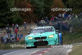 22 September 2018 - VLN ADAC Reinoldus-Langstreckenrennen, Round 7, Nürburgring, Germany. Peter Dumbreck, Stef Dusseldorp, Falken Motorsport, BMW M6 GT3. This image is copyright free for editorial use © BMW AG