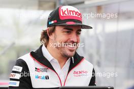 Fernando Alonso (ESP) Toyota Gazoo Racing. 03.05.2018. FIA World Endurance Championship, Round 1, Spa-Francorchamps, Belgium, Thursday.
