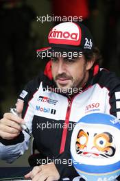 Fernando Alonso (ESP) Toyota Gazoo Racing. 14.10.2018. FIA World Endurance Championship, Round 4, Six Hours of Fuji, Fuji, Japan, Sunday.