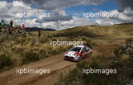 Ott Tanak (EAU)-Martin Jarveoja (EST) TOYOTA YARIS WRC , TOYOTA GAZOO RACING WRT 26-29.04.2018. FIA World Rally Championship, Rd 5, Rally Argentina, Villa Carlos Paz, Argentina.