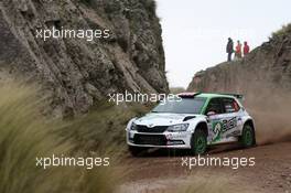 VEIBY, Ole Christian (NOR) - SKJAERMOEN, Stig Rune (NOR) Skoda Fabia R5 26-29.04.2018. FIA World Rally Championship, Rd 5, Rally Argentina, Villa Carlos Paz, Argentina.