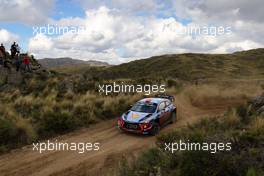 Dani Sordo (ESP)-Carlos Del Barrio (ESP),Hyundai i20 WRC, HYUNDAI SHELL MOBIS WRT 26-29.04.2018. FIA World Rally Championship, Rd 5, Rally Argentina, Villa Carlos Paz, Argentina.
