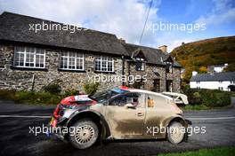 Mads Ostberg (NOR)-  Torstein Eriksen (NOR) Citroen  C3 WRC, CITROEN TOTAL ABU DHABI WRT 04-07.10.2018. FIA World Rally Championship, Rd 11, Wales Rally GB, Deeside, Great Britain.