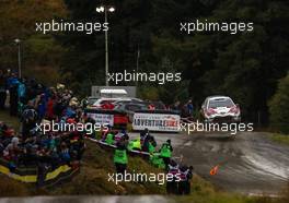Ott Tanak (EAU)-Martin Jarveoja (EST) TOYOTA YARIS WRC , TOYOTA GAZOO RACING WRT 04-07.10.2018. FIA World Rally Championship, Rd 11, Wales Rally GB, Deeside, Great Britain.