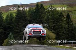 Simone Tempestini (ROU)-SERGIU ITU (ROU) CITROEN C3 R5, CITROEN TOTAL 04-07.10.2018. FIA World Rally Championship, Rd 11, Wales Rally GB, Deeside, Great Britain.