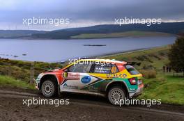 Marco Bulacia Wilkinson (BOL) - Fabian Cretu (ARG) SkodaFabia R5 04-07.10.2018. FIA World Rally Championship, Rd 11, Wales Rally GB, Deeside, Great Britain.