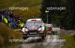 Eric Camilli (FRA)-Benjamin Veillas (FRA) Ford Fiesta, M-Sport World Rally Team 04-07.10.2018. FIA World Rally Championship, Rd 11, Wales Rally GB, Deeside, Great Britain.