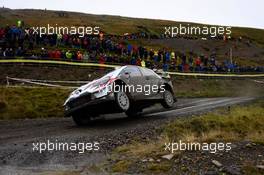 Jari-Matti Latvala (FIN)-Miikka Anttila (FIN) Toyota Yaris WRC, Toyota Gazoo Racing WRT 04-07.10.2018. FIA World Rally Championship, Rd 11, Wales Rally GB, Deeside, Great Britain.