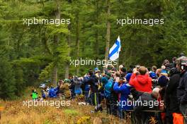 Shakedown, Fans 04-07.10.2018. FIA World Rally Championship, Rd 11, Wales Rally GB, Deeside, Great Britain.