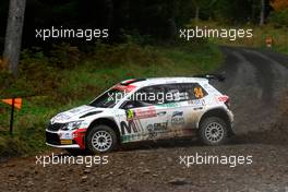 Shakedown, Fabio Andolfi (ITA)  Simone Scattolin (ITA) SKODA FABIA R5, ACI TEAM ITALIA WRC 04-07.10.2018. FIA World Rally Championship, Rd 11, Wales Rally GB, Deeside, Great Britain.