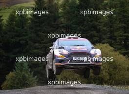 Eric Camilli (FRA)-Benjamin Veillas (FRA) Ford Fiesta, M-Sport World Rally Team 04-07.10.2018. FIA World Rally Championship, Rd 11, Wales Rally GB, Deeside, Great Britain.