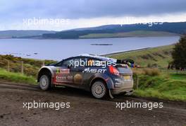 Gus Greensmith (GBR) - Alex Gelsomino (USA) Ford Fiesta R5 04-07.10.2018. FIA World Rally Championship, Rd 11, Wales Rally GB, Deeside, Great Britain.