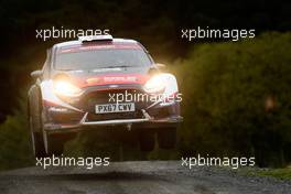 Gus Greensmith (GBR) - Alex Gelsomino (USA) Ford Fiesta R5 04-07.10.2018. FIA World Rally Championship, Rd 11, Wales Rally GB, Deeside, Great Britain.