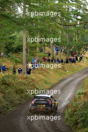 Shakedown, Eric Camilli (FRA)-Benjamin Veillas (FRA) Ford Fiesta, M-Sport World Rally Team 04-07.10.2018. FIA World Rally Championship, Rd 11, Wales Rally GB, Deeside, Great Britain.