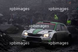 Kalle Rovanpera (FIN) - Jonne Halttunen (FIN) Skoda Fabia R5 RC2, SKODA Motorsport 04-07.10.2018. FIA World Rally Championship, Rd 11, Wales Rally GB, Deeside, Great Britain.