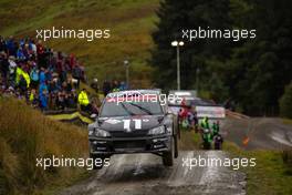 Chris Ingram (GBR) - Ross Whittock (GBR) Skoda Fabia R5, TOKSPORT WRT 04-07.10.2018. FIA World Rally Championship, Rd 11, Wales Rally GB, Deeside, Great Britain.
