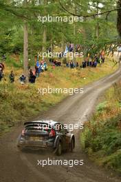 Shakedown, Gus Greensmith (GBR) - Alex Gelsomino (USA) Ford Fiesta R5 04-07.10.2018. FIA World Rally Championship, Rd 11, Wales Rally GB, Deeside, Great Britain.