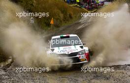 Fabio Andolfi (ITA)  Simone Scattolin (ITA) SKODA FABIA R5, ACI TEAM ITALIA WRC 04-07.10.2018. FIA World Rally Championship, Rd 11, Wales Rally GB, Deeside, Great Britain.