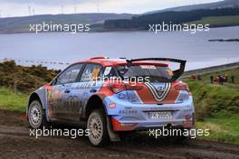 Pierre-Louis Loubet (FRA) - Vincent Landais (FRA) Hyundai i20 R5, BRC RACING TEAM 04-07.10.2018. FIA World Rally Championship, Rd 11, Wales Rally GB, Deeside, Great Britain.