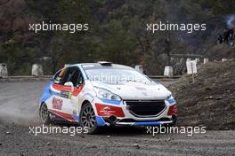 JOCIUS DEIVIDAS (LTU) - DONATAS Zvicevicius (LTU) PEUGEOT 208 25-28.01.2018 FIA World Rally Championship 2018, Rd 1, Rally Monte Carlo, Monaco, Monte Carlo