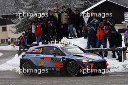 Andreas Mikkelsen (NOR)-Anders Jaeger(NOR) HYUNDAI i20 Coupe WRC, HYUNDAI SHELL MOBIS  WRT 25-28.01.2018 FIA World Rally Championship 2018, Rd 1, Rally Monte Carlo, Monaco, Monte Carlo